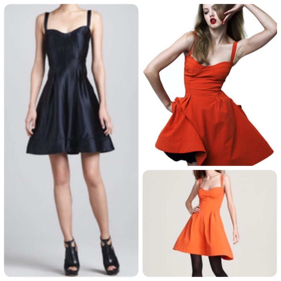 Navy Z Spoke By Zac Posen Bustier Dress, 12